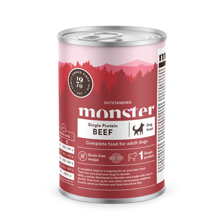 Monster Single Beef burk 400g