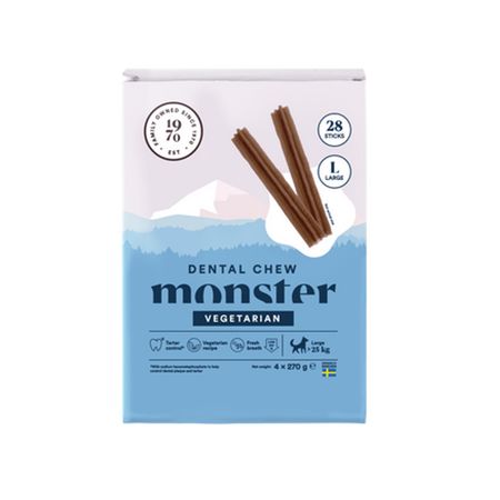 Monster Dental Chew GF Vegetarian L (Month 28st)