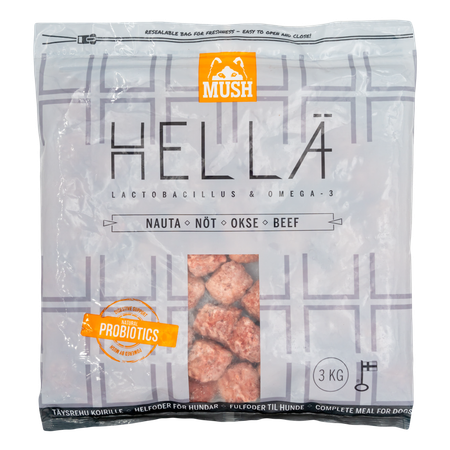 MUSH Hellä Nöt 3kg (-20%)