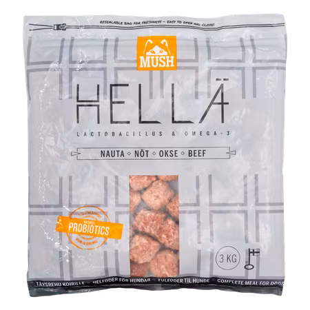 MUSH Hellä Nöt 3kg (-50%)