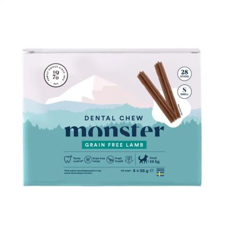 Monster Dental Chew GF Lamb S (Month, 28st)