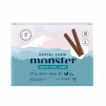 Monster Dental Chew GF Lamb S (Month, 28st)