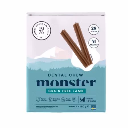 Monster Dental Chew GF Lamb M (Month, 28st)