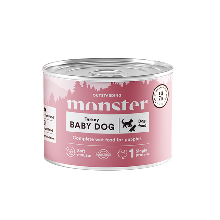 Monster Baby Dog mousse burk 190g (-50%)