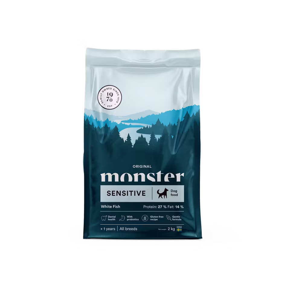 Monster Original Sensitive White fish 17kg