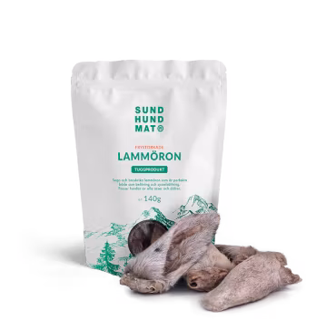Sund hundmat Frystorkade lammöron (-20%)