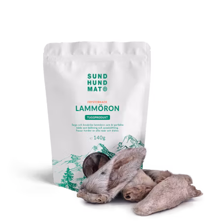 Sund hundmat Frystorkade lammöron (-20%)
