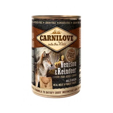 Carnilove Wild meat Venison & Reindeer burk 400g
