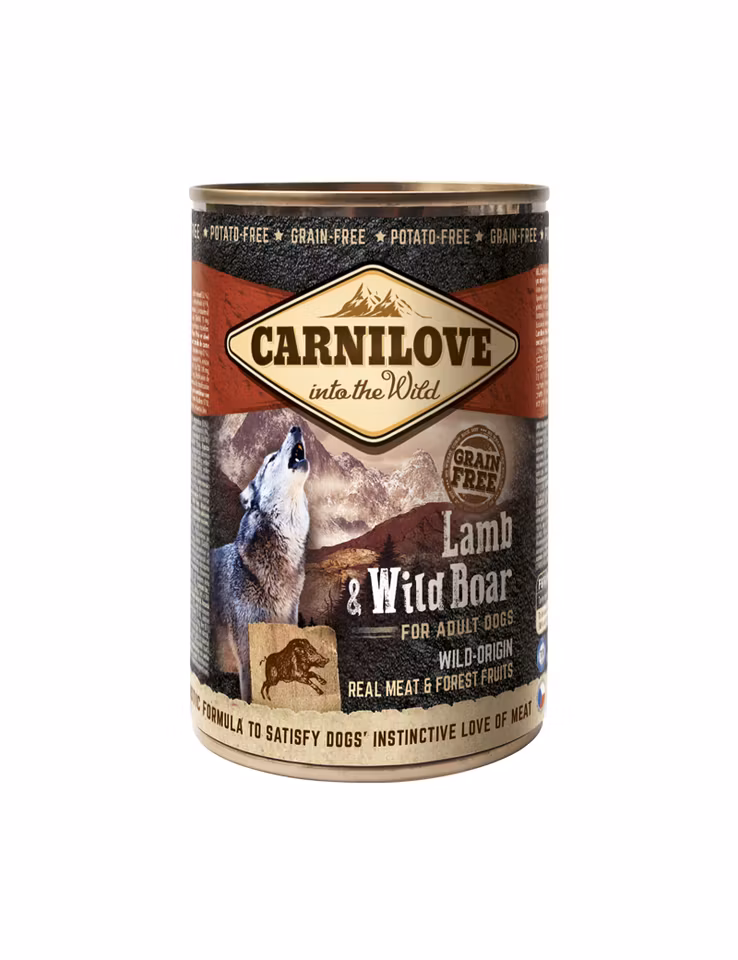 Carnilove Wild meat Lamb & Wildboar 400g (-20%)