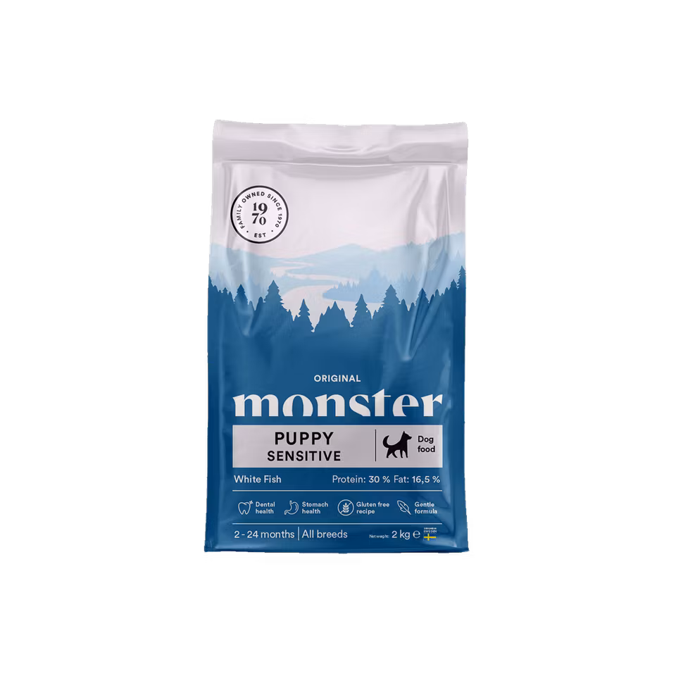 Monster Puppy Sensitive White fish 2kg