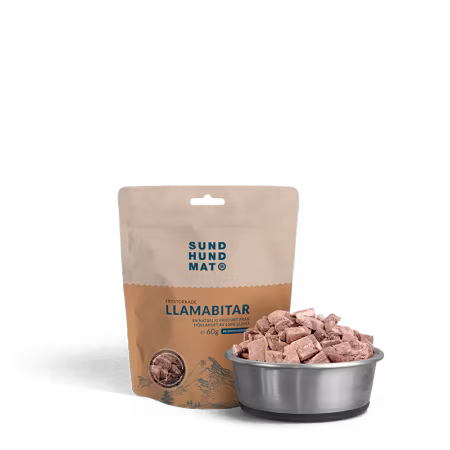 Sund hundmat frystorkade Lamabitar 60g