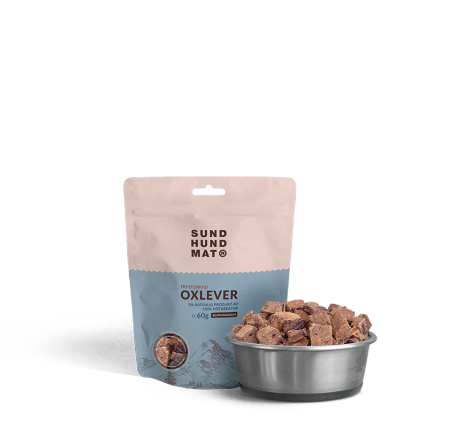 Sund hundmat frystorkad Oxlever 80g