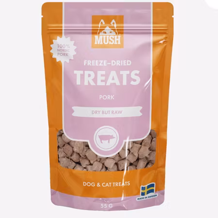 MUSH Freeze-dried treats Pork 55g