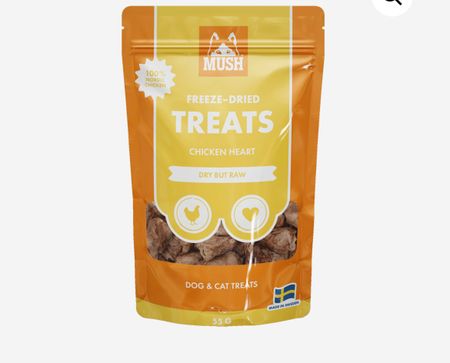 MUSH Freeze-dried treats Chicken heart 55g