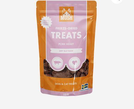 MUSH Freeze-dried treats Pork heart 55g
