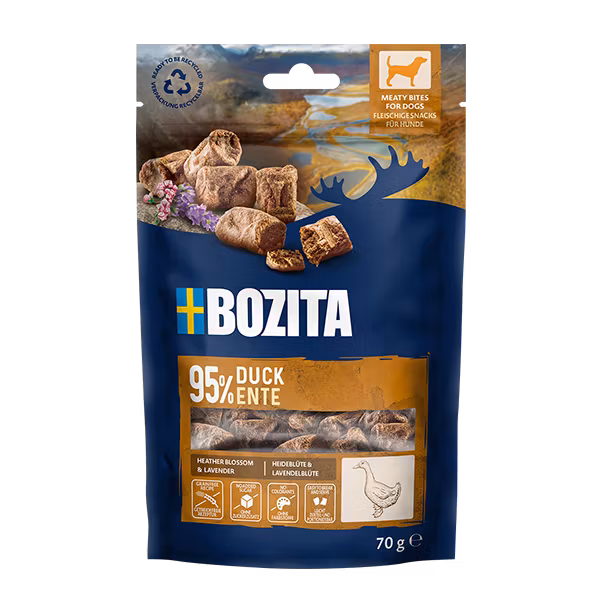 Bozita snacks meaty bites Duck 70g