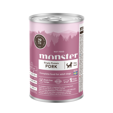 Monster single protein PORK (burk) 400g