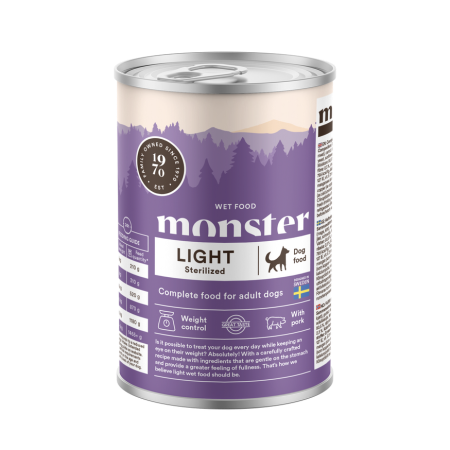 Monster Sterilized light (burk) 400g