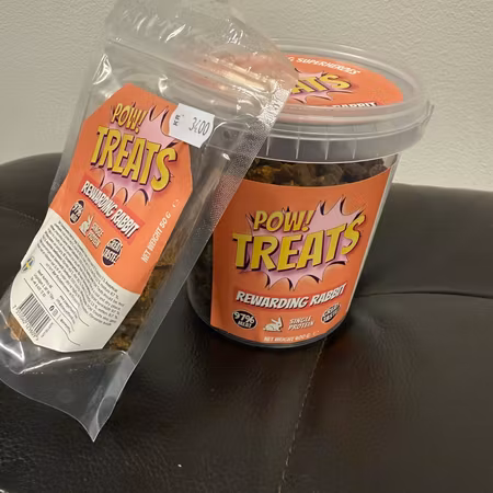 POW! Treats Rewarding Rabbit