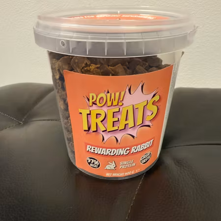 POW! Treats Rewarding Rabbit