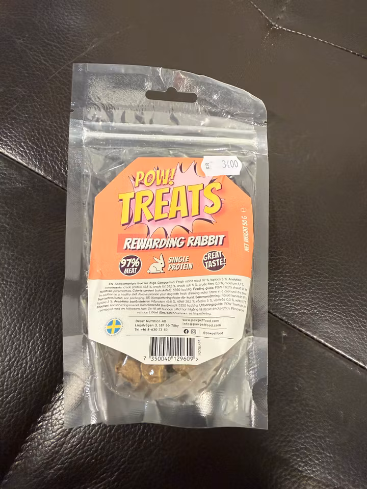 POW! Treats Rewarding Rabbit