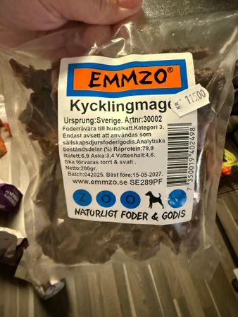 Emmzo Kycklingmage 200g
