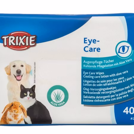 Trixie Ögonservetter, rengöring med Aloe vera