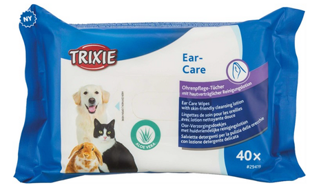 Trixie Öronservetter, rengöring med Aloe vera