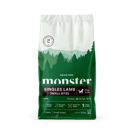 Monster GF Singles lamb small bites 12kg