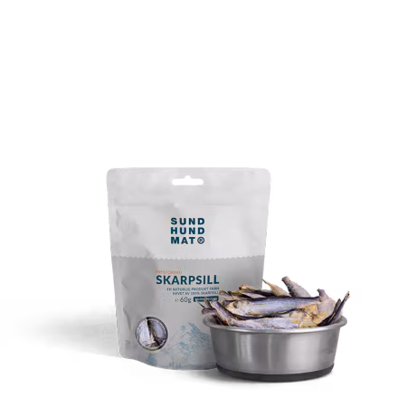Sund hundmat frystorkad Skarpsill