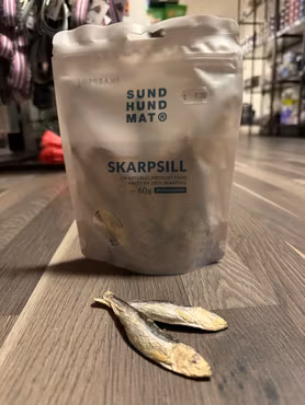 Sund hundmat frystorkad Skarpsill