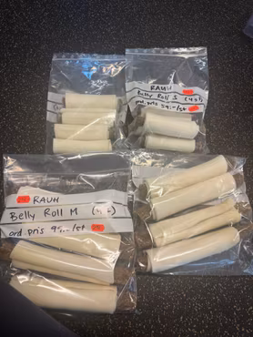 RAUH Belly bone M (4 st)