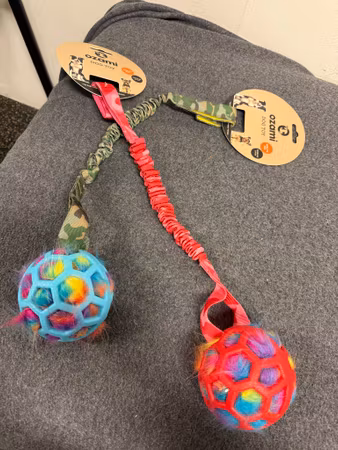 Ozami Play-n-tug ball with crinkle