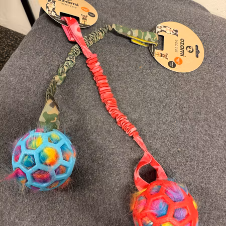 Ozami Play-n-tug ball with crinkle