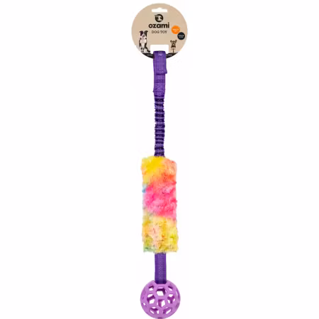 Ozami play-n-tug short fur unicorn with ball