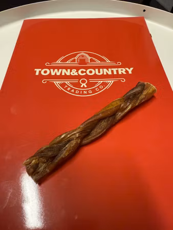 T&C Braided Bully Stick 15cm - 1 st (flätad tjurmuskel)