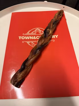 T&C Braided Bully Stick 30cm - 1 st (tuggfläta tjurmuskel)