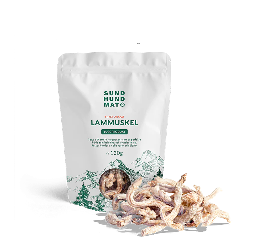 Sund hundmat Frystorkad Lammmuskel 130g