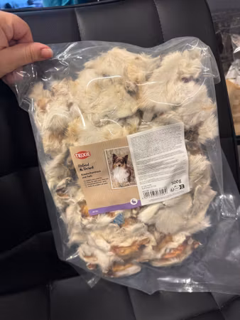 Trixie Kaninhud med päls 500g