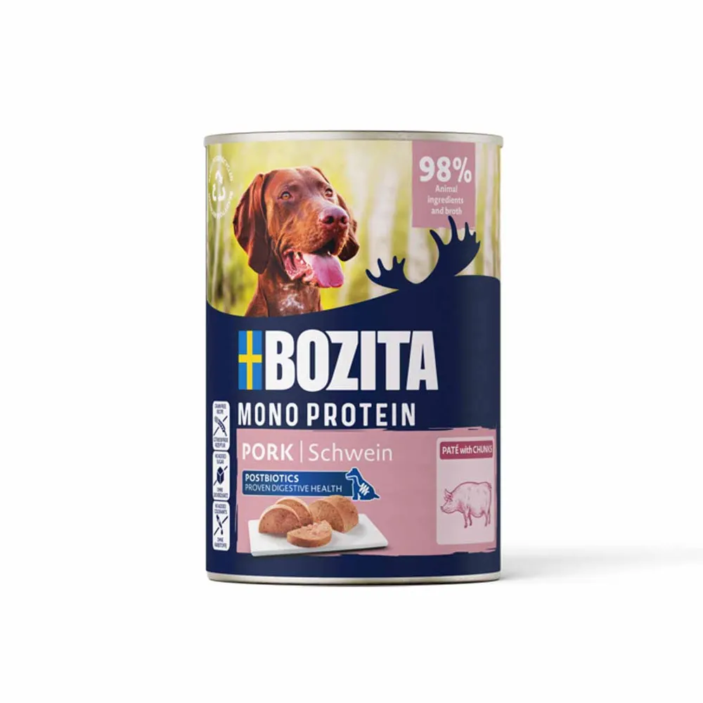 Bozita dog paté pork 400g