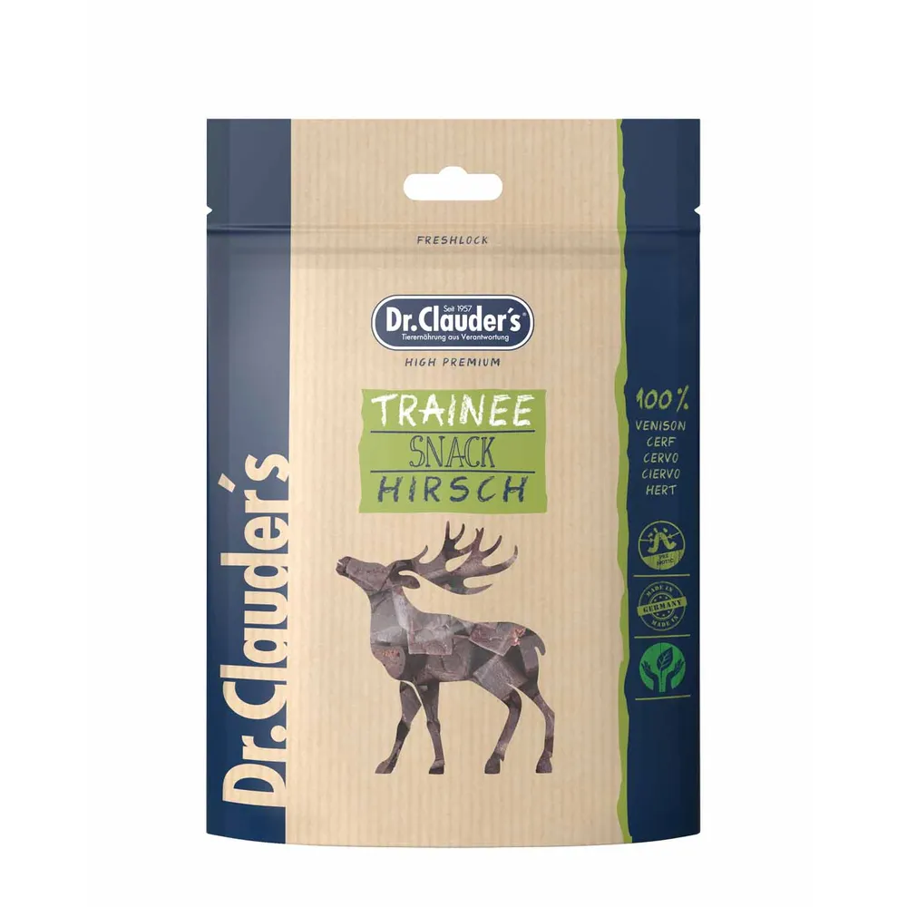 Dr.Clauders Trainee dog snack Venison (medium) 80g