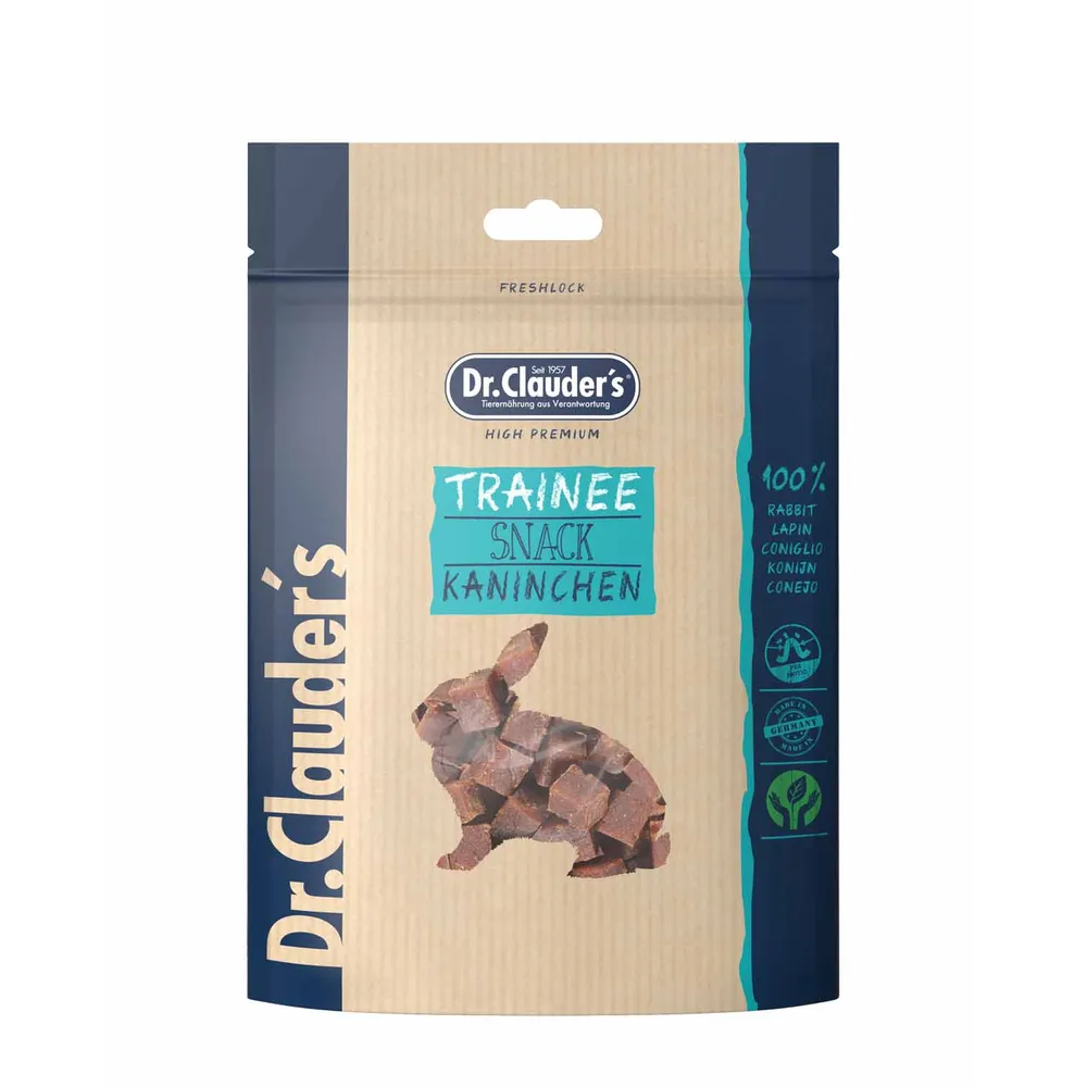 Dr.Clauders trainee dog snack Rabbit (medium) 80g
