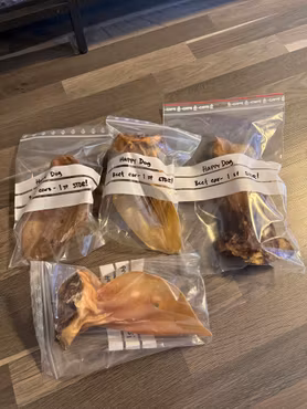 HappyDog Beef ear - 1 st (stor!)