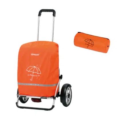 Regnöverdrag till shoppingvagn