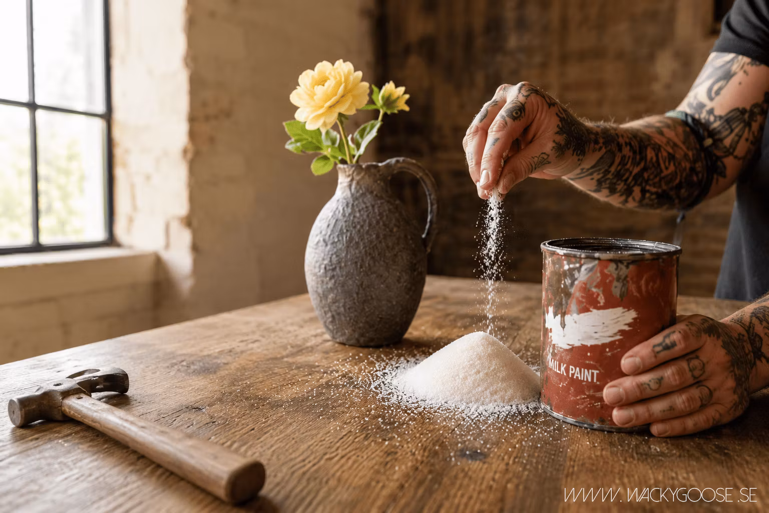 DIY Fusion Mineral Paint: Experiment - Blanda socker i färgen?!