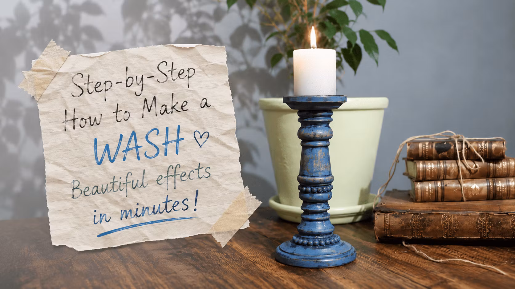 DIY Chalk paint: Hur du gör en Wash