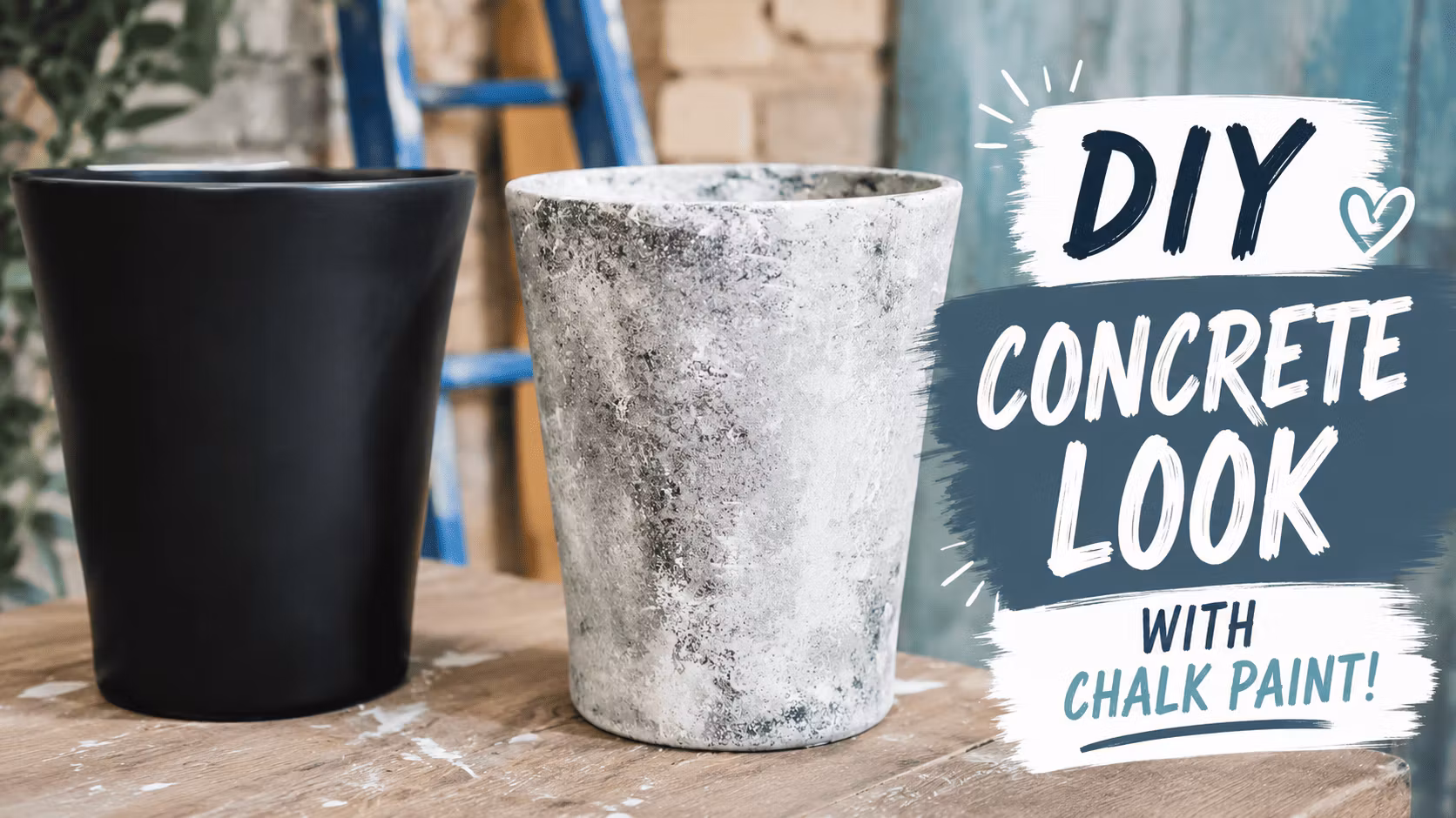 DIY: Dutta fram en betong-look!