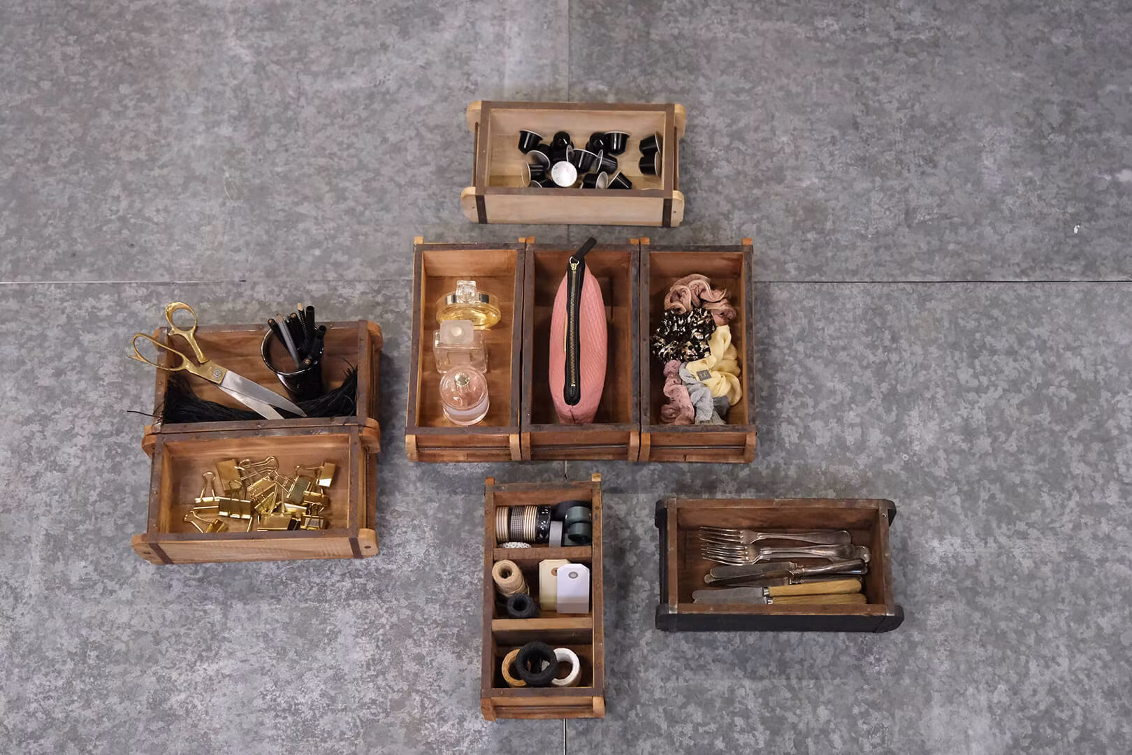 Vintage murstensform med 3 fack