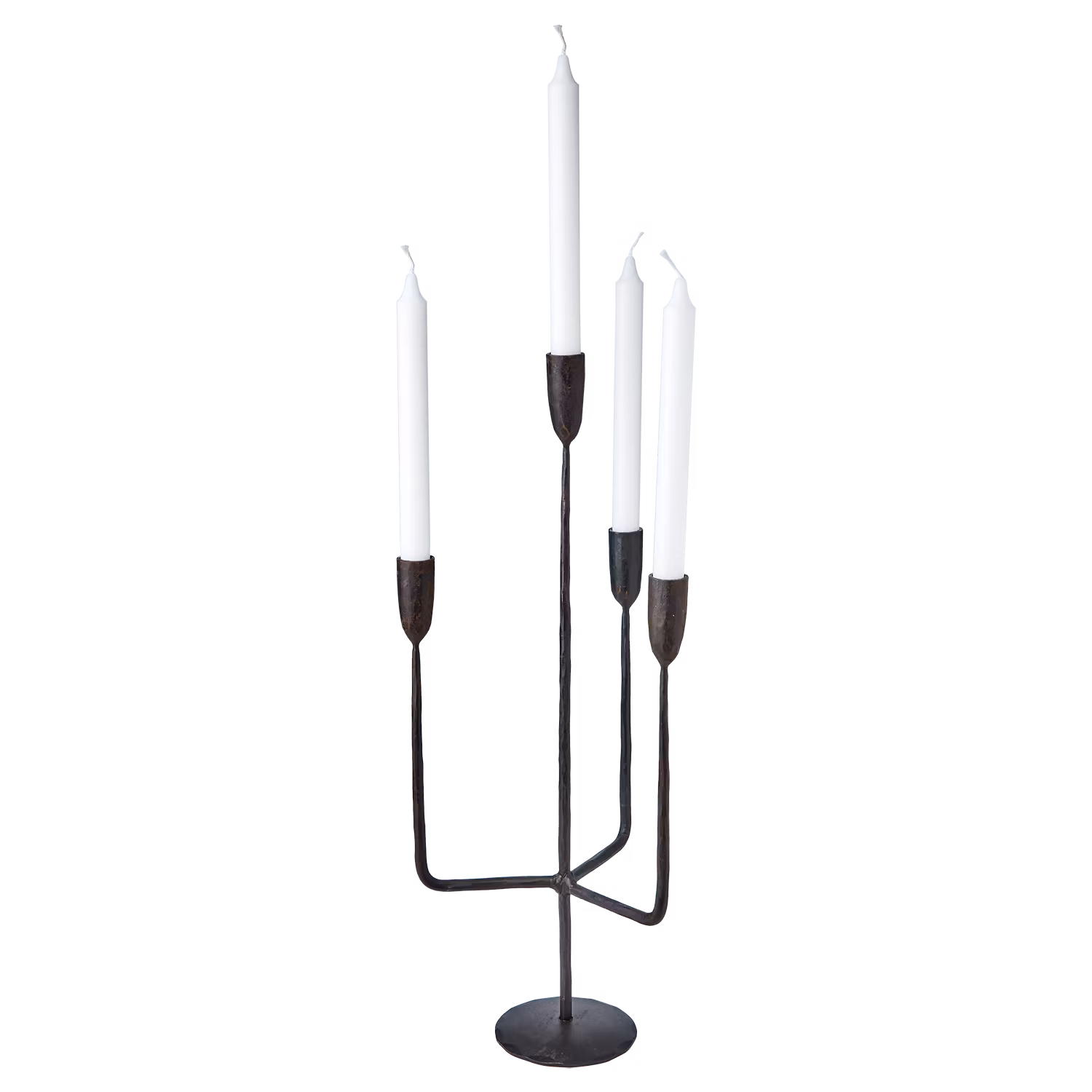 Handgjord Kandelaber, i smidesjärn, 54cm