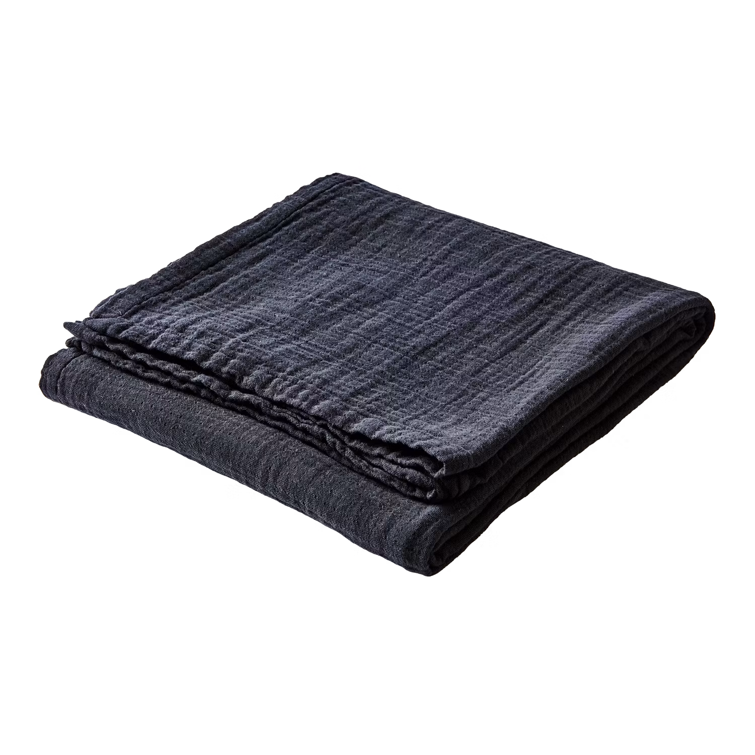 Bordsduk 100% bomull, Svart, 220x140cm